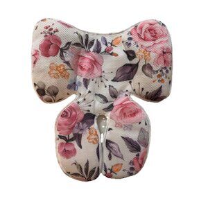 Infant Car Seat Insert Support Floral Soft Minky Dot Reversible 2-sided Spring